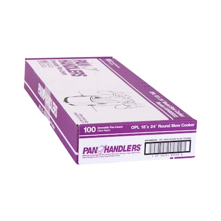 Panhandlers 18"x24" 400 Degree Ovenable Round Slow Cooker Pan Liner, PK100 304985033